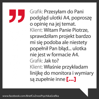 kubek - Brief - co znosi psychika grafika
