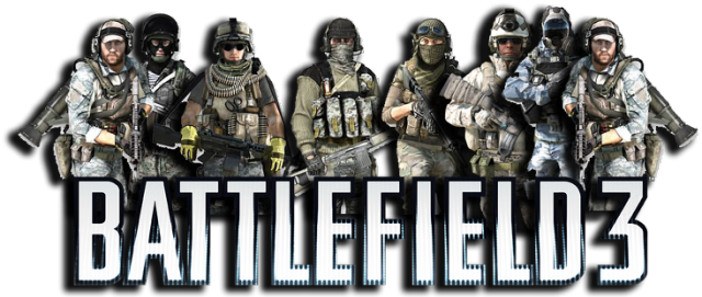 Battlefield 3 v2  - Koszulka CZARNA (Męska)