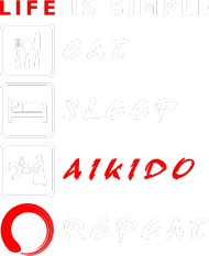 AIKIDO, LIfe is simple 2 (dark)