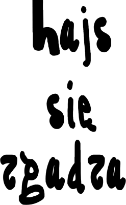 Hajs - nadruk