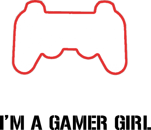I'M A GAMER GIRL WERSJA PADA CZERWONA