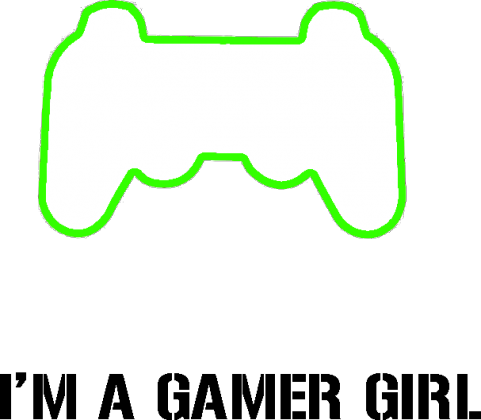 I'M A GAMER GIRL WERSJA PADA ZIELONA