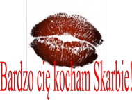 Bardzo cię kocham skarbie!