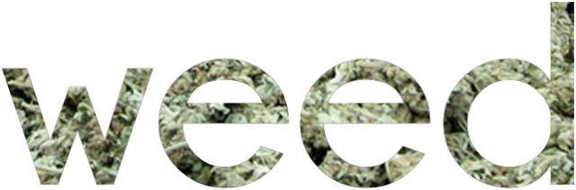 weed koszulka meska czarna