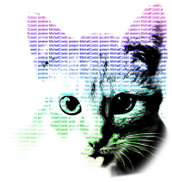 Koszulka Cat Words - Michał Biała