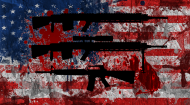 U.S Flag and Guns 12 kolorów