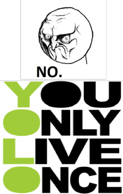 YoLo - nadruk
