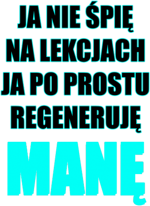 Regeneruję Manę - męska