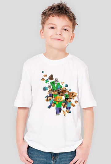 Minecraft Koszulka Dziecięca