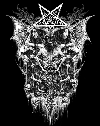 Kozioł + Pentagram KOSZULKA MĘSKA