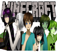 minecraft anime - biała