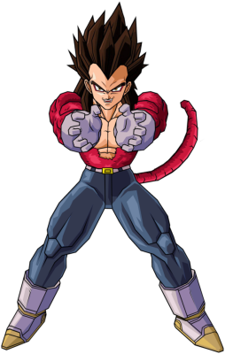 Dragon Ball Vegieta SSJ4 - nadruk