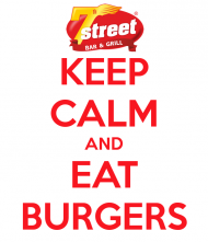 Keep calm and eat burgers