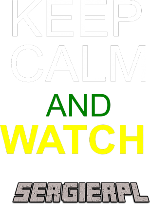 KEEP CALM and WATCH SERGIER!