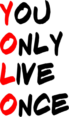YOLO - nadruk
