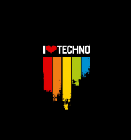Koszulka- I love techno
