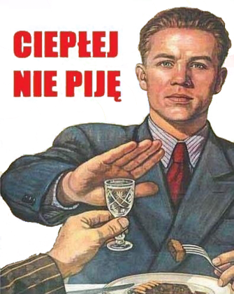 T-SHIRT CIEPŁEJ NIE PIJE men's