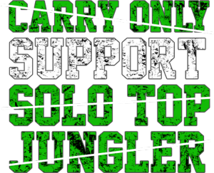 Koszulka z napisem SUPPORT - nadruk