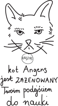 Kubek - ZAŻENOWANY KOT ANGENS