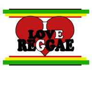 koszulka I love reggae