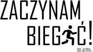 Męska# Zaczynam Biegać! - Czarny Napis