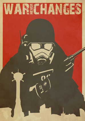 Kirkegård Horn myg Fallout - War. War never changes (Wojna, Wojna nigdy się nie zmienia) -  plakaty w GAME FAN