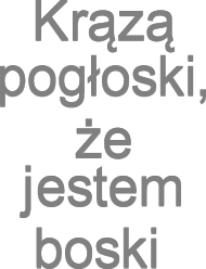 Krążą pogłoski
