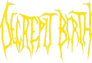 Decrepit Birth Yellow Logo