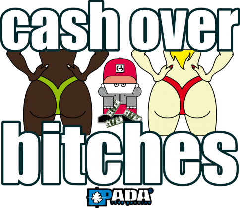 Bluza - Cash over bitches. Pada