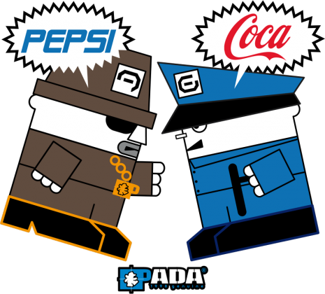 Bluza z kapturem - Pepsi - Coca. Pada