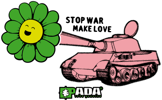 Bluza damska - Stop war. Pada