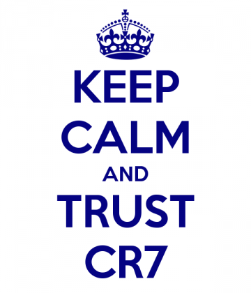 Kubek "Keep Calm and Trust CR7"