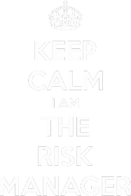 KEEP CALM The Risk Manager (czerwona)
