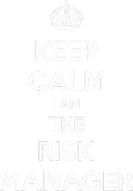 KEEP CALM The Risk Manager (czarna)