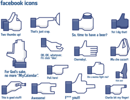 Facebook icons
