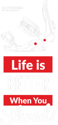 Koszulka męska - LIFE IS BETTER WHEN YOU SHRED (różne kolory!)