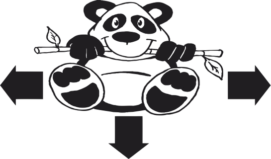 Nisko i szeroko Panda