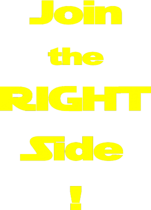 Join the Right Side! - Żółty napis