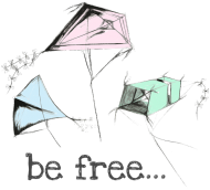Be free - dziewczęcy t-shirt