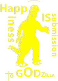 T-shirt Godzilla Happiness for kid
