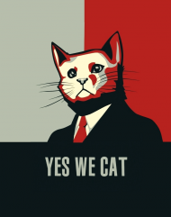 Yes We Cat White