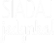 T-shirt męski Siadaj jedynka! CZARNY