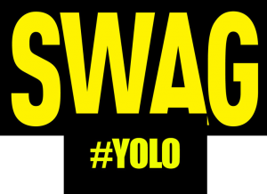yolo - nadruk
