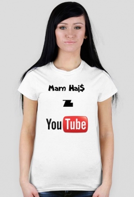 Mam Hajs z Youtube damska - Sklepik u Sunala
