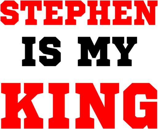 Stephen is my King T-shirt biały męski