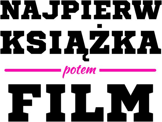 Najpierw książka potem film T-shirt biały damski