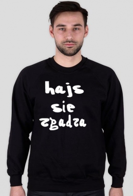Bluza Czarna ,,Hajs Się Zgadza (MAMA SPONSORING)" - KTB