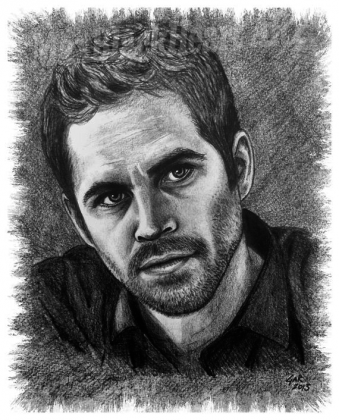 Paul Walker (szkic) Kubek