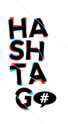 HASZTAG T-Shirt DAMSKI