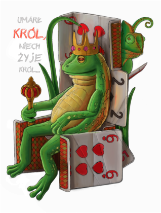 Koszulka "Umarł król, niech żyje król"